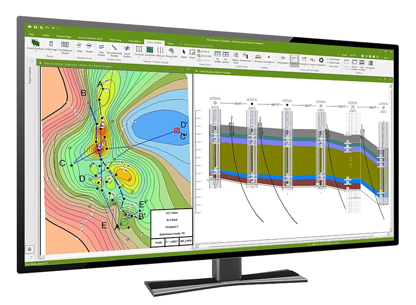 NeuraSection on monitor screen