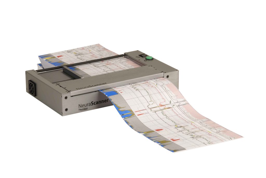 NeuraScanner Scanning a Paper Well Log