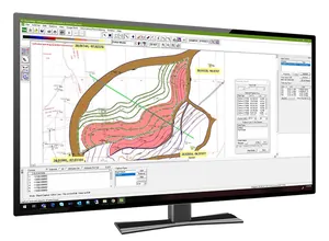 NeuraMap map digitizing software on a monitor