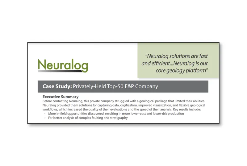 Privately-Held Top-50 E&P Company Case Study