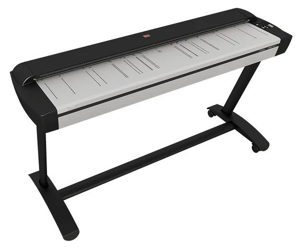 Wide format scanner on its floor stand