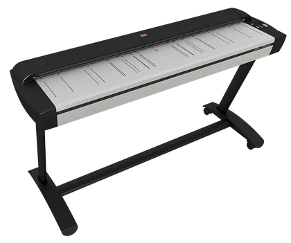 Contex wide format scanner on its floor stand