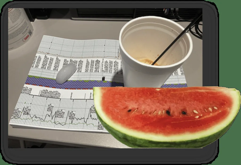 A high humidity refrigerator did not smudge or smear the Callisto well log printer ink